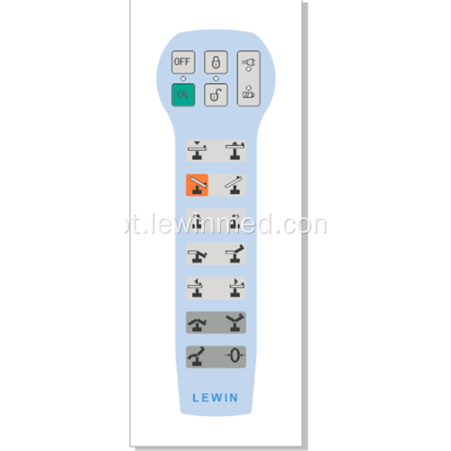 mesa de operação elétrica hidráulica da sala de cirurgia